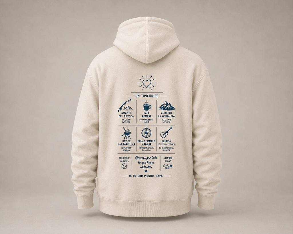 Hoddie Dia del papa | PERSONALIZABLE