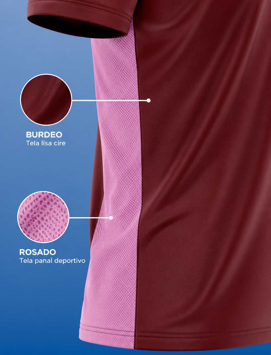 Polera Deportiva 2 Cortes