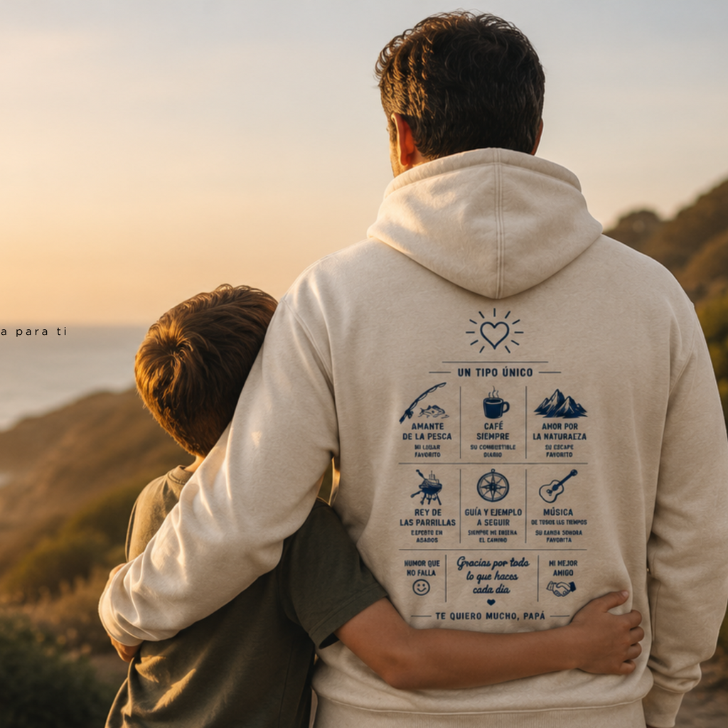 Hoddie Dia del papa | PERSONALIZABLE