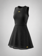 Motion Mesh Dress Black
