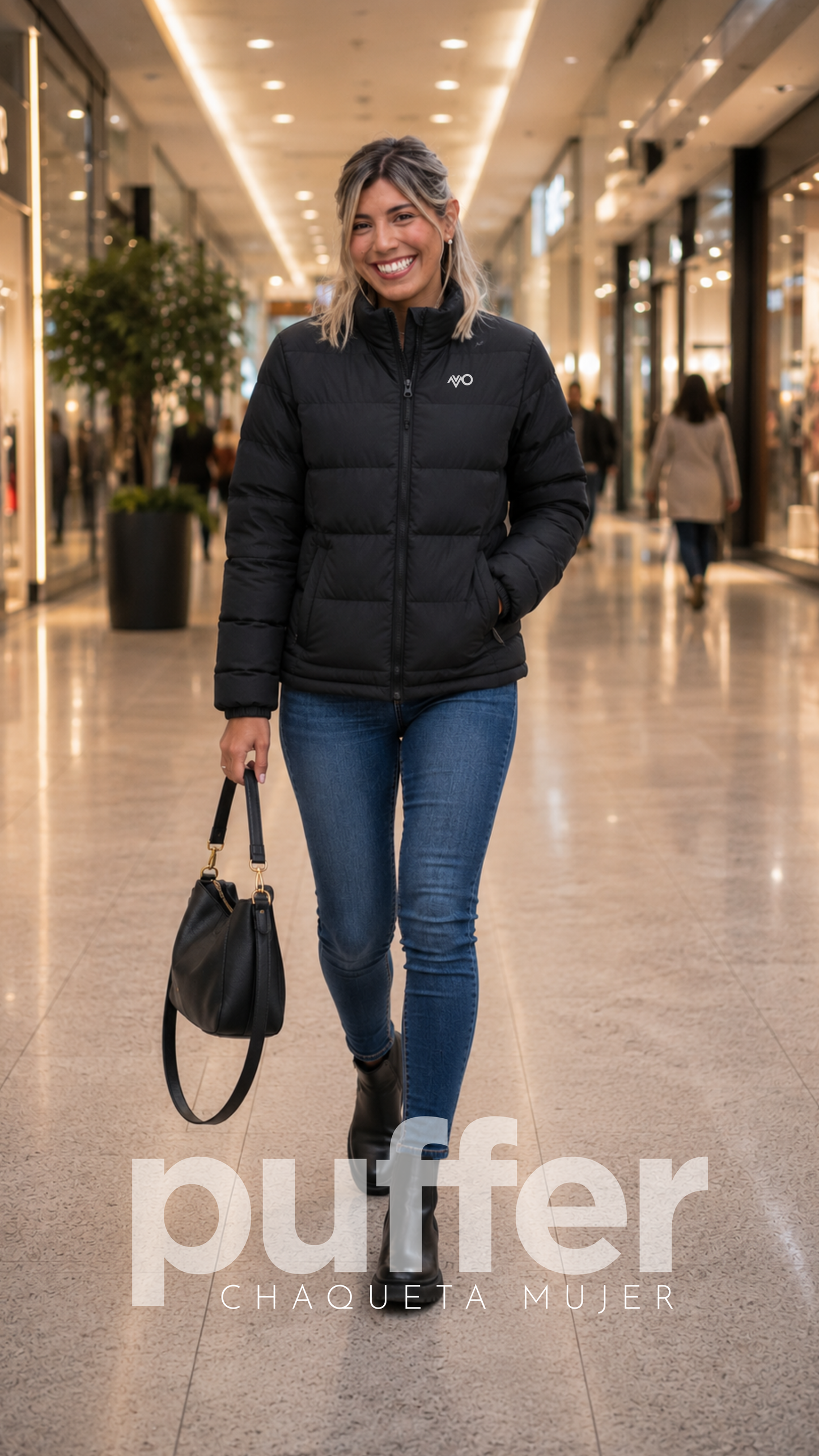 Chaqueta Puffer Mujer